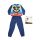 Lange dunne katoenen kinderpyjama - Mickey Mouse - Zomer met opdruk - Jersey - donkerblauw - 110