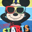 Lange dunne katoenen kinderpyjama - Mickey Mouse - Zomer met opdruk - Jersey - donkerblauw - 122