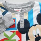 Lange dunne katoenen kinderpyjama - Mickey Mouse - Jersey - grijs - 122