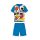 Zomerse korte mouwen kinder katoenen pyjama - Disney Mickey Mouse - middenblauw - 110