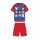 Zomerse korte mouwen kinder katoenen pyjama - Disney Mickey Mouse - Wees jezelf opdruk - rood - 104