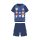Zomerse korte mouwen kinder katoenen pyjama - Disney Mickey Mouse - Wees jezelf opdruk - donkerblauw - 110