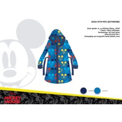   Microvezel badjas met capuchon voor kinderen - Disney Mickey Mouse