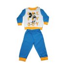 Lange dunne katoenen baby pyjama - Mickey Mouse - One fly guy print - Jersey - middelblauw - 92
