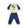 Lange dunne katoenen baby pyjama - Mickey Mouse - One fly guy print - Jersey - donkerblauw-geel - 98