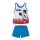 Zomerse mouwloze katoenen baby pyjama - Disney Mickey Mouse - middelblauw - 80