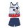 Zomerse mouwloze katoenen baby pyjama - Disney Mickey Mouse - donkerblauw - 92