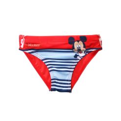   Babybadpak voor kleine jongens - Mickey Mouse - gestreept - rood - 92