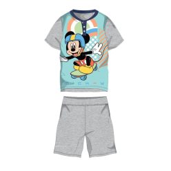   Zomerse korte mouwen kinder katoenen pyjama - Disney Mickey Mouse - Mickey opdruk - grijs - 116