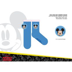   Disney Mickey Mouse antislip warme winter sokken voor kinderen - sherpa sokken - donkerblauw