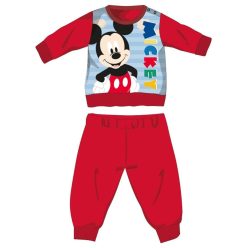   Disney Mickey Mouse winter dikke baby pyjama - katoenen flanellen pyjama - rood - 92