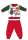Disney Mickey Mouse winter dikke kerstbaby pyjama - katoenen flanellen pyjama - rood-groen - 92