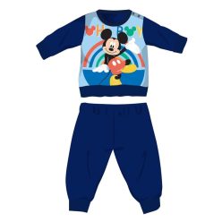   Disney Mickey Mouse baby fleece pyjama - winter dikke pyjama - donkerblauw - 80