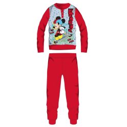  Disney Mickey Mouse winter dikke kinderpyjama - katoenen flanellen pyjama - rood - 110