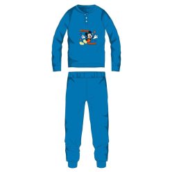   Disney Mickey Mouse katoenen flanellen pyjama - dikke winter pyjama voor kinderen - lichtblauw - 98