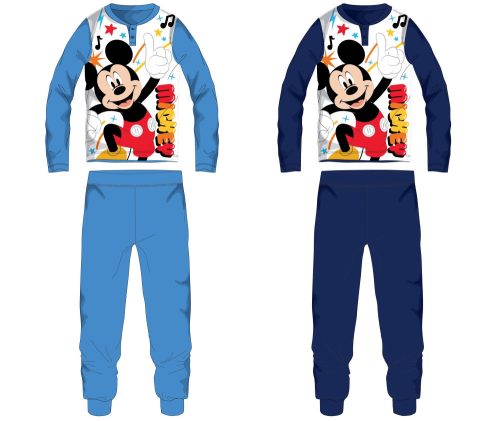 Disney Mickey Mouse katoenen jersey kinderpyjama - donkerblauw - 128