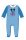 Disney Mickey Mouse baby fluwelen romper - middelblauw-wit - voor baby's van 1-3 maanden