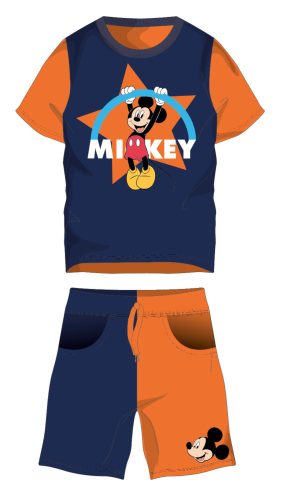 Disney Mickey Mouse katoenen zomeroutfit - T-shirt en korte broek set