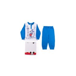 Lange dunne katoenen kinderpyjama - Mickey Mouse