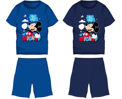 Disney Mickey Mouse katoenen zomeroutfit - T-shirt en korte broek set