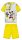 Disney Mickey Mouse zomer korte mouw kinderpyjama - katoenen jersey pyjama - geel - 104