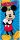 Disney Mickey Mouse heren dunne katoenen pyjama - jersey pyjama - lichtgrijs-donkerblauw