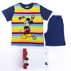   Mickey Mouse jongens katoenen zomerpyjama - korte mouwen - zomer set - donkerblauw - 98