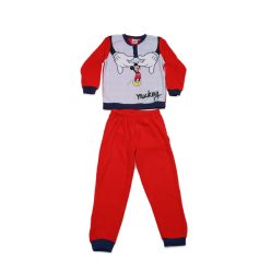 Winterse fleece kinderpyjama - Mickey Mouse - rood - 122