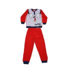 Winterse fleece kinderpyjama - Mickey Mouse - rood - 128