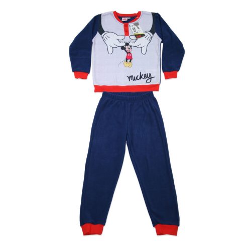 Winter fleece children's pajamas - Mickey Mouse - dark blue - 122