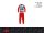 Disney Mickey Mouse dunne katoenen kinderpyjama - jersey pyjama - rood - 110
