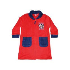 Kinderbadjas - Coral - Mickey Mouse - rood - 98