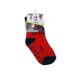 Antislip kinderbeenwarmers - Mickey Mouse - volledig pluche - rood - 27-30