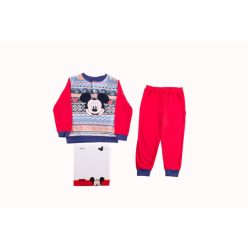Dikke katoenen kinderpyjama - Mickey Mouse - rood - 104