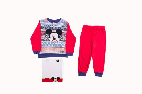 Dikke katoenen kinderpyjama - Mickey Mouse - rood - 110