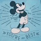 Winterse dikke katoenen baby pyjama - Mickey Mouse - the Best - donkerblauw - 86