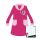 Kinderbadjas - koraal - Minnie Mouse - 98 - roze