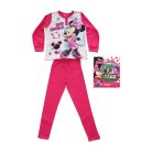 Lange dunne katoenen kinderpyjama - Minnie Mouse - Jersey - roze - 110