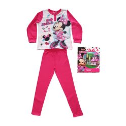   Lange dunne katoenen kinderpyjama - Minnie Mouse - Jersey - roze - 110