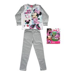   Lange dunne katoenen kinderpyjama - Minnie Mouse - Jersey - grijs - 98