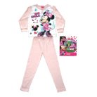 Lange dunne katoenen kinderpyjama - Minnie Mouse - Jersey - lichtroze - 116