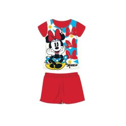   Zomer korte mouw kinderkatoenen pyjama - Disney Minnie Mouse - rood - 98
