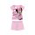 Zomerse korte mouwen kinder katoenen pyjama - Disney Minnie Mouse - gestreept - lichtroze - 122