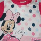Lange dunne katoenen baby pyjama - gestippelde Minnie Mouse - Jersey - roze - 98