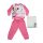 Lange dunne katoenen baby pyjama - gestippelde Minnie Mouse - Jersey - roze - 80