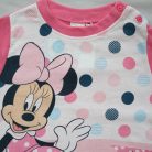 Lange dunne katoenen baby pyjama - gestippelde Minnie Mouse - Jersey - roze - 80