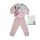Lange dunne katoenen baby pyjama - gestippelde Minnie Mouse - Jersey - lichtroze - 92