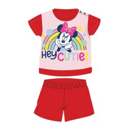   Zomerse korte mouwen katoenen baby pyjama - Disney Minnie Mouse - rood - 80