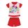 Zomerse korte mouwen katoenen baby pyjama - Disney Minnie Mouse - rood - 92