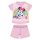 Zomerse korte mouwen katoenen baby pyjama - Disney Minnie Mouse - lichtroze - 92